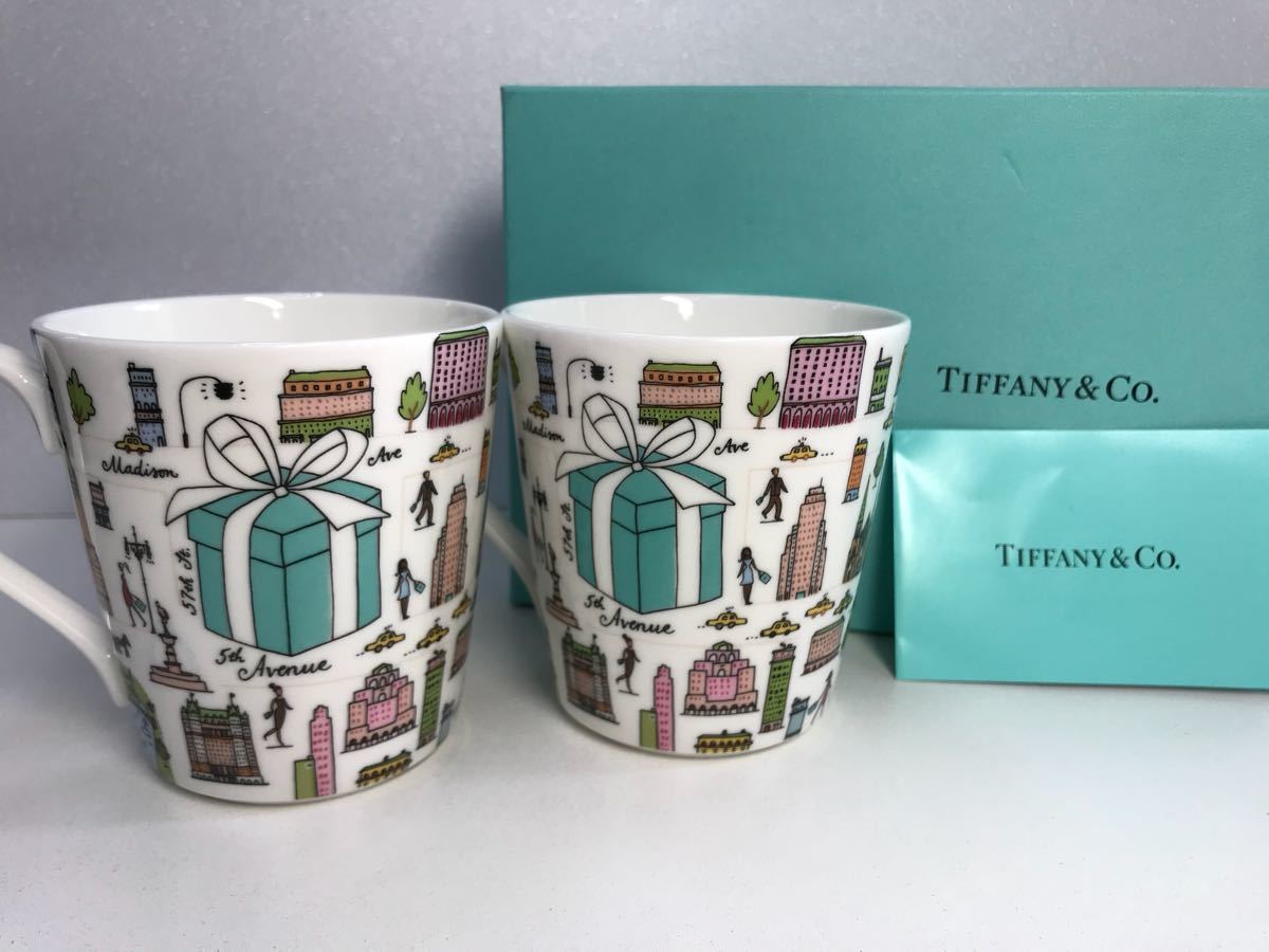 Tiffany Co ティファニー 5thアベニューマグ ペアマグカップを名古屋